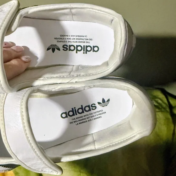 Adidas Samba Mary Jane Sneaks White/Black size 8 posh takes 20% I’m firm price - Picture 10 of 11